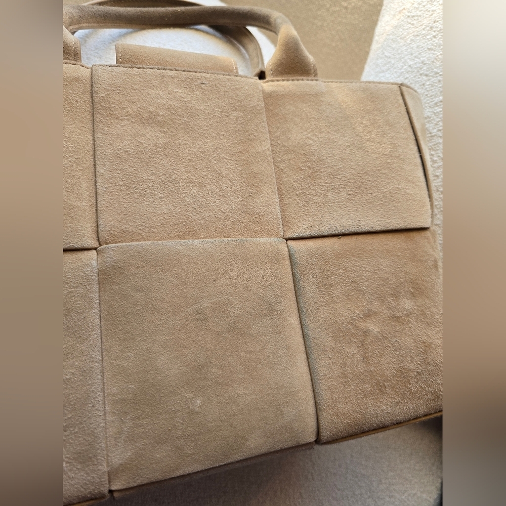 McLaughlin, Tessare Suede Handbag, Sand - Picture 6 of 16